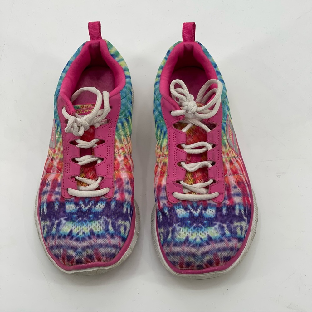 SKECHERS SKECHKNIT WOMENS SNEAKERS SIZE 8, GOOD CONDITION, PREOWNED …